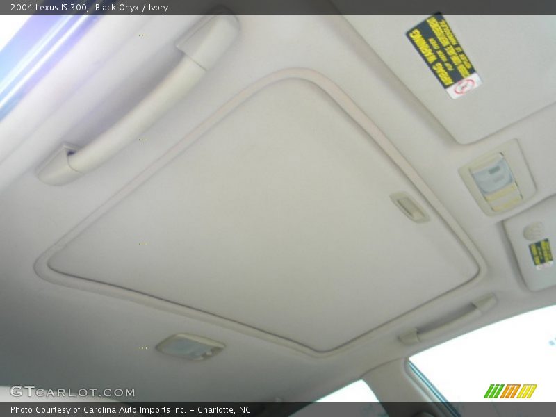 Black Onyx / Ivory 2004 Lexus IS 300