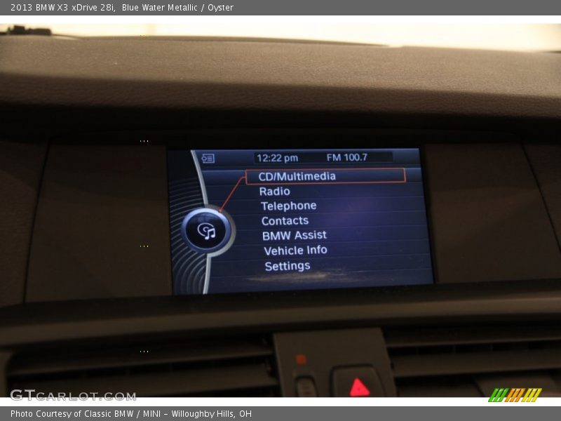 Blue Water Metallic / Oyster 2013 BMW X3 xDrive 28i