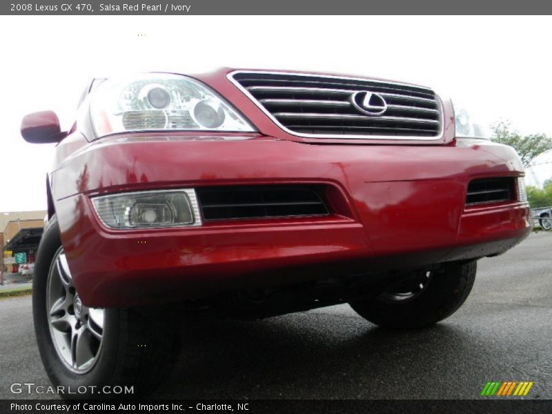 Salsa Red Pearl / Ivory 2008 Lexus GX 470