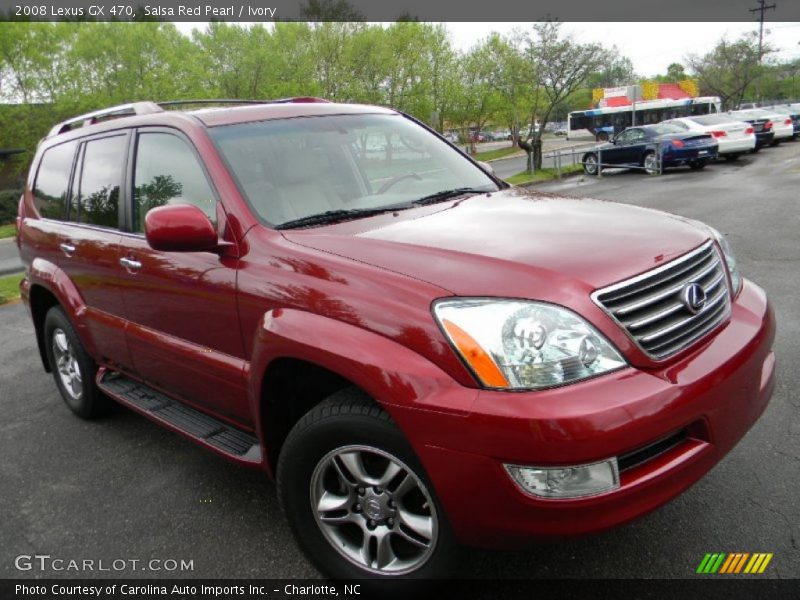 Salsa Red Pearl / Ivory 2008 Lexus GX 470