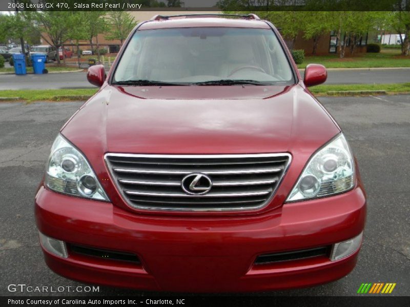 Salsa Red Pearl / Ivory 2008 Lexus GX 470