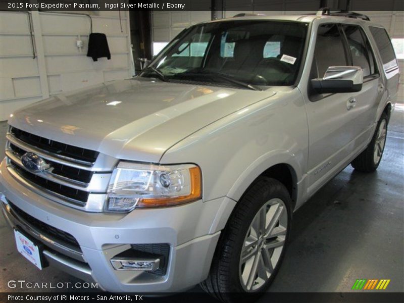 Ingot Silver Metallic / Ebony 2015 Ford Expedition Platinum