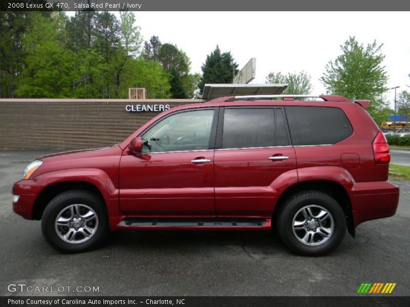 Salsa Red Pearl / Ivory 2008 Lexus GX 470