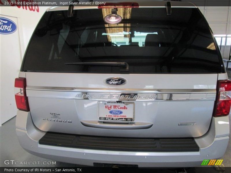 Ingot Silver Metallic / Ebony 2015 Ford Expedition Platinum