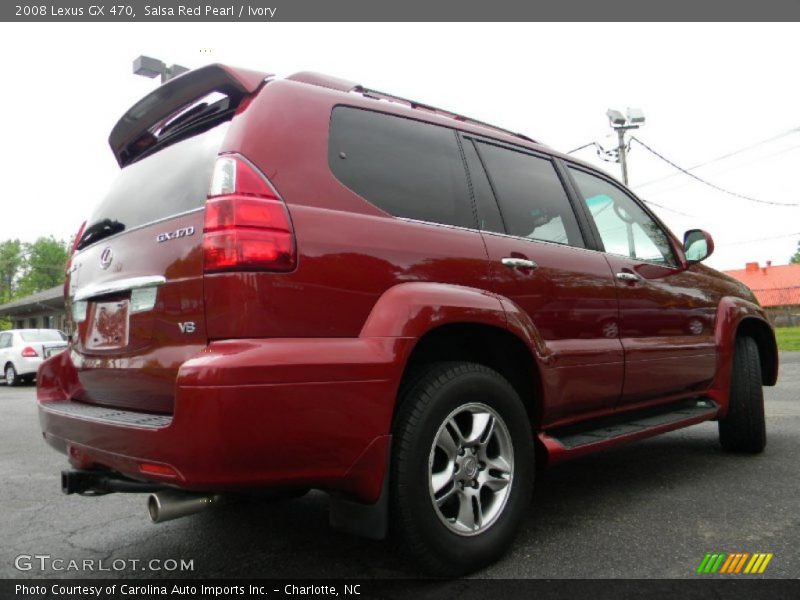 Salsa Red Pearl / Ivory 2008 Lexus GX 470