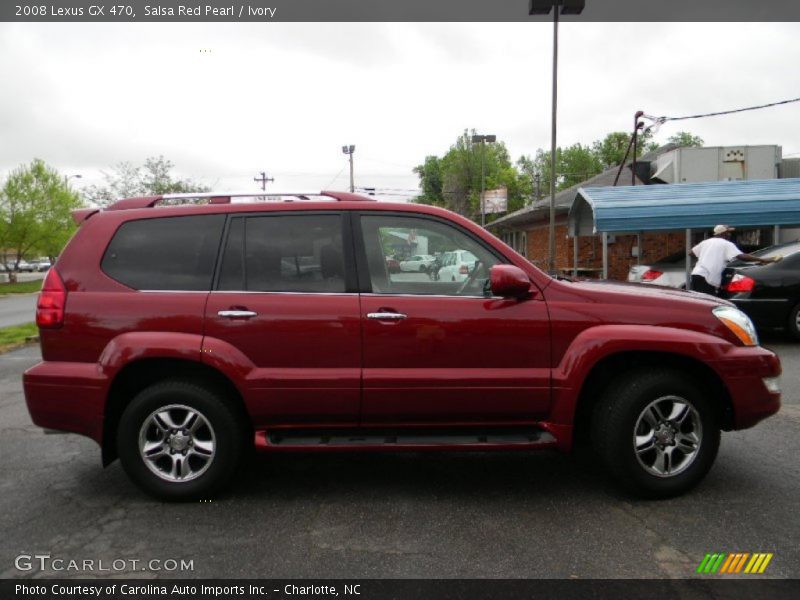 Salsa Red Pearl / Ivory 2008 Lexus GX 470