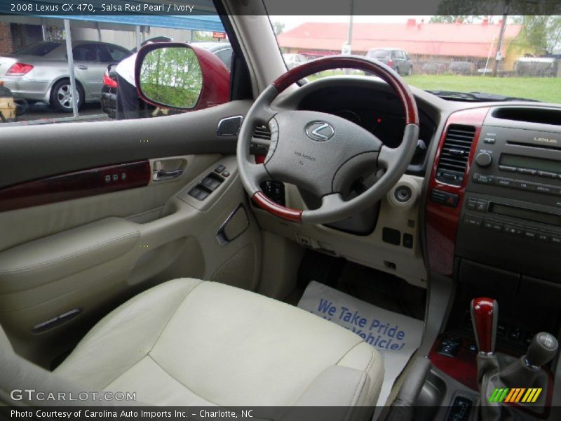 Salsa Red Pearl / Ivory 2008 Lexus GX 470