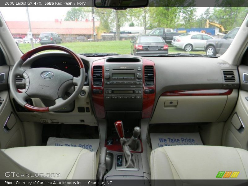 Salsa Red Pearl / Ivory 2008 Lexus GX 470