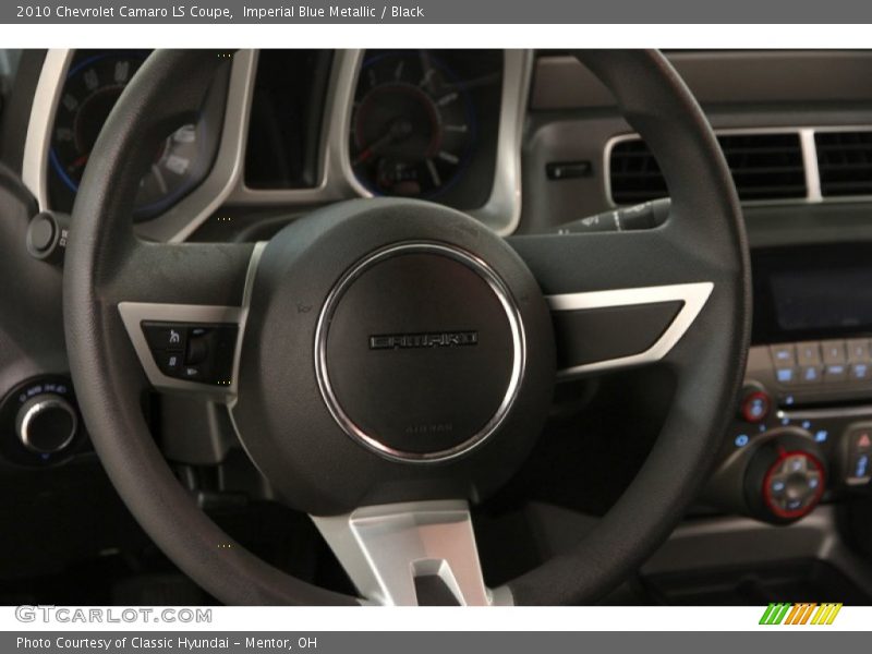 Imperial Blue Metallic / Black 2010 Chevrolet Camaro LS Coupe