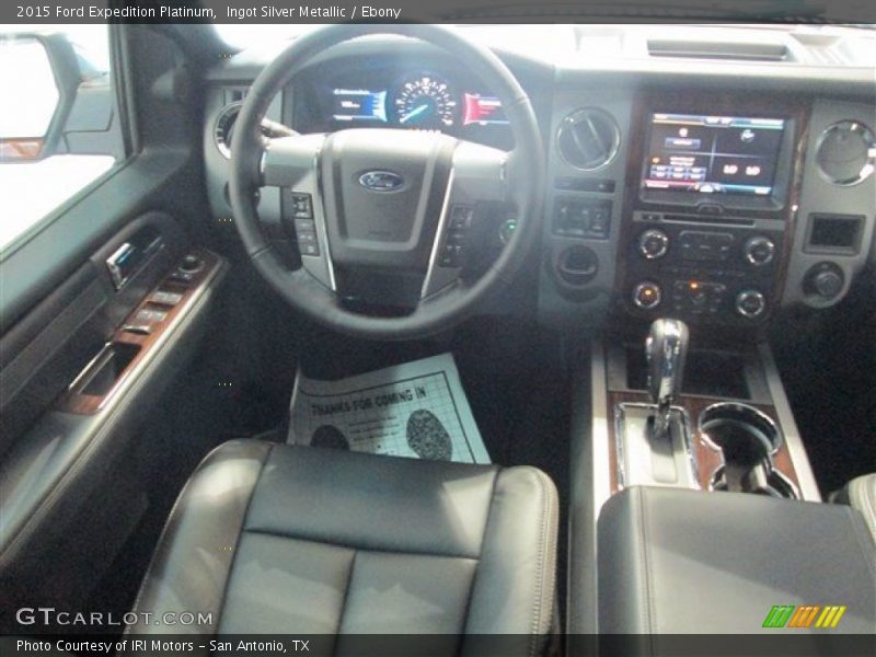 Ingot Silver Metallic / Ebony 2015 Ford Expedition Platinum