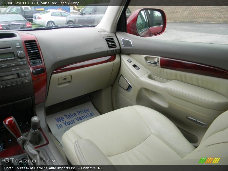 Salsa Red Pearl / Ivory 2008 Lexus GX 470