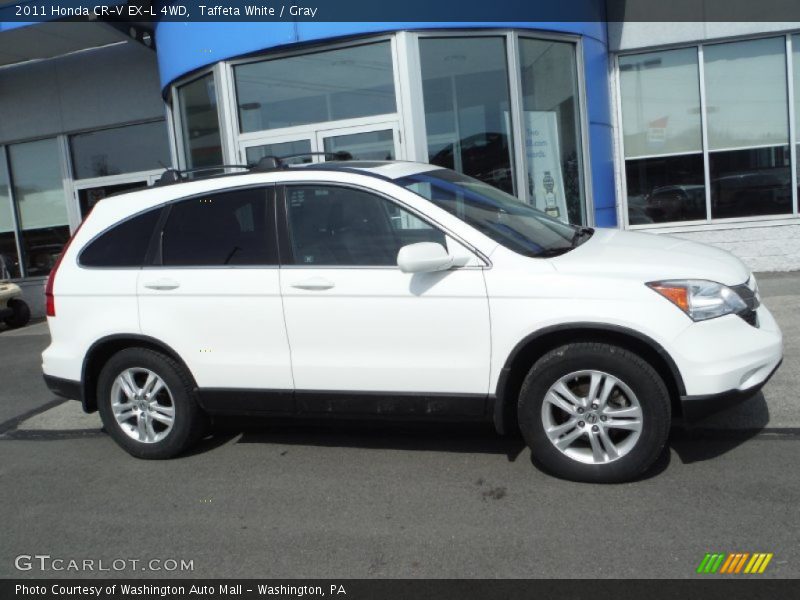 Taffeta White / Gray 2011 Honda CR-V EX-L 4WD