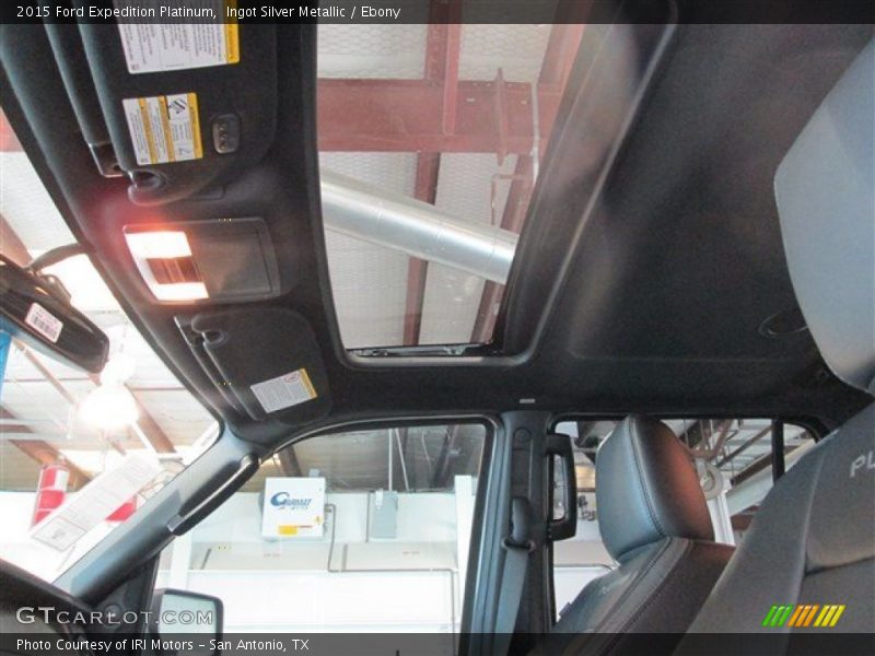 Ingot Silver Metallic / Ebony 2015 Ford Expedition Platinum