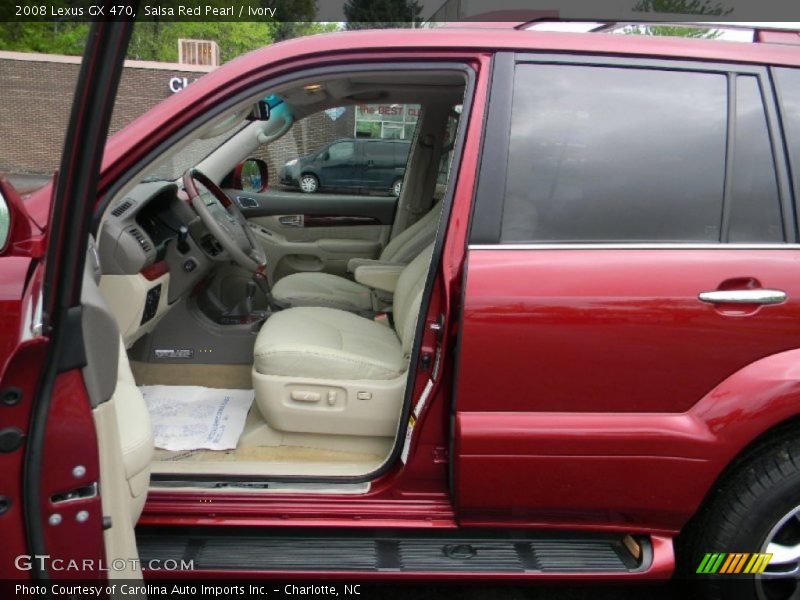 Salsa Red Pearl / Ivory 2008 Lexus GX 470