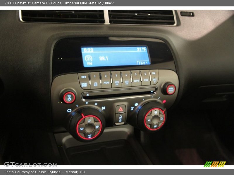 Imperial Blue Metallic / Black 2010 Chevrolet Camaro LS Coupe