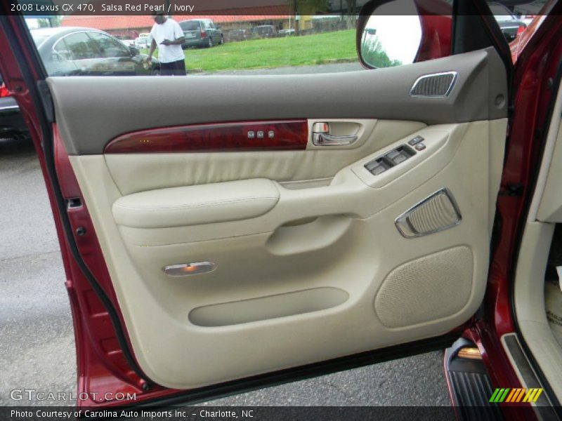 Salsa Red Pearl / Ivory 2008 Lexus GX 470