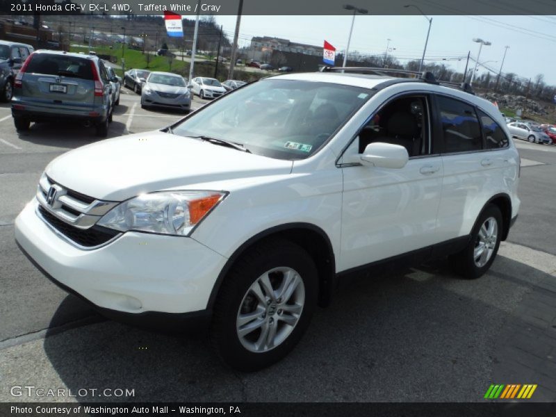 Taffeta White / Gray 2011 Honda CR-V EX-L 4WD
