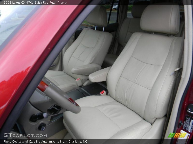 Salsa Red Pearl / Ivory 2008 Lexus GX 470