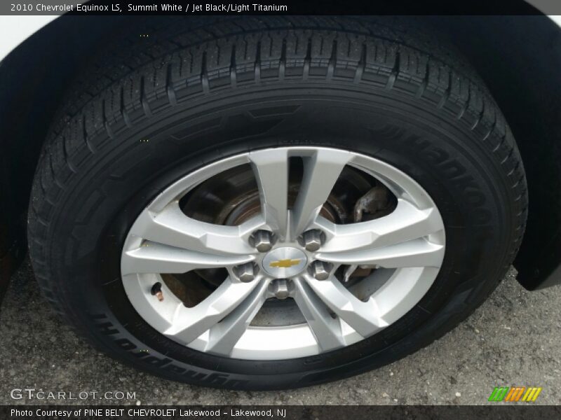 Summit White / Jet Black/Light Titanium 2010 Chevrolet Equinox LS
