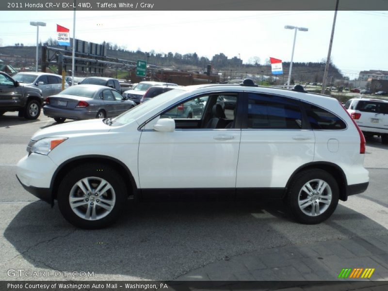 Taffeta White / Gray 2011 Honda CR-V EX-L 4WD