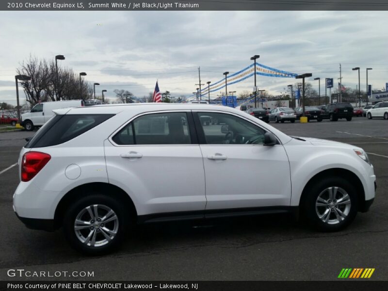 Summit White / Jet Black/Light Titanium 2010 Chevrolet Equinox LS