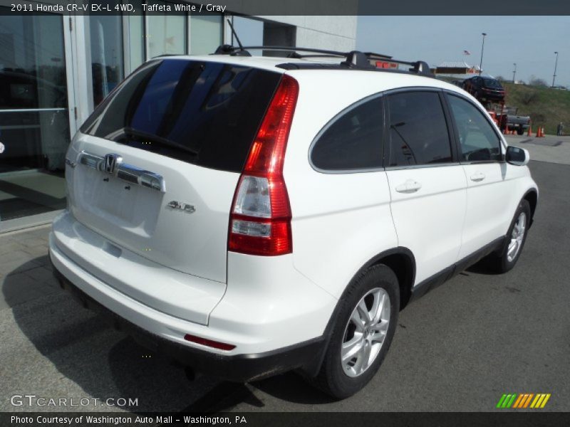 Taffeta White / Gray 2011 Honda CR-V EX-L 4WD