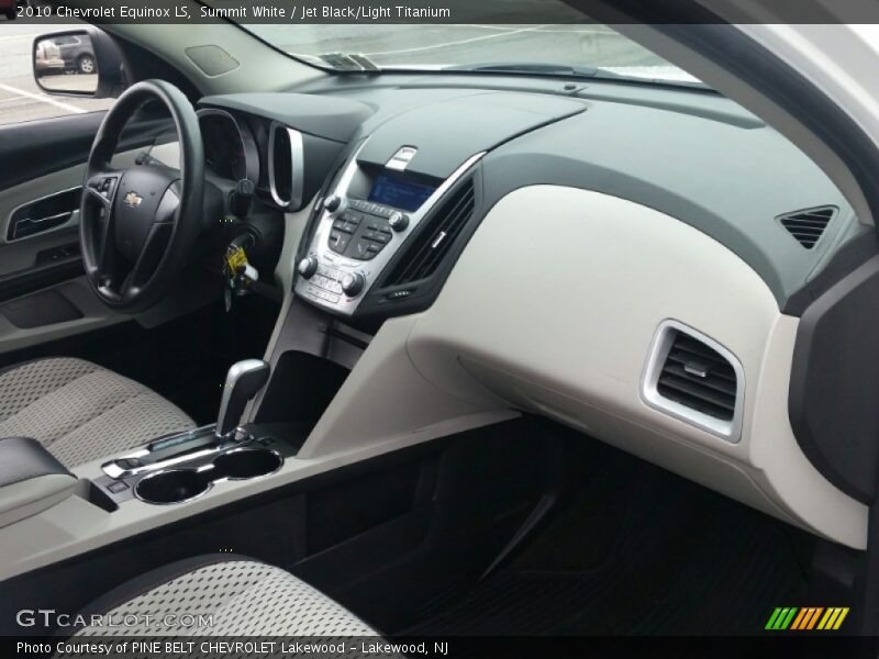 Summit White / Jet Black/Light Titanium 2010 Chevrolet Equinox LS