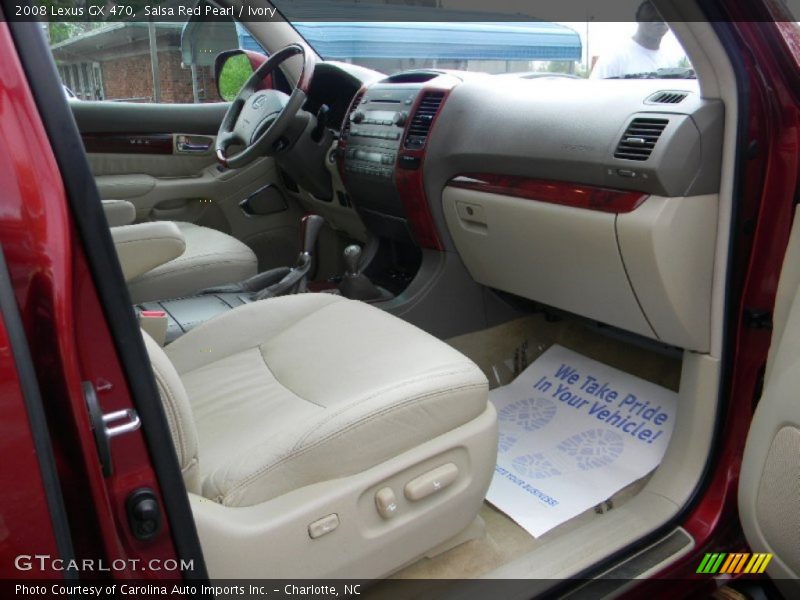 Salsa Red Pearl / Ivory 2008 Lexus GX 470