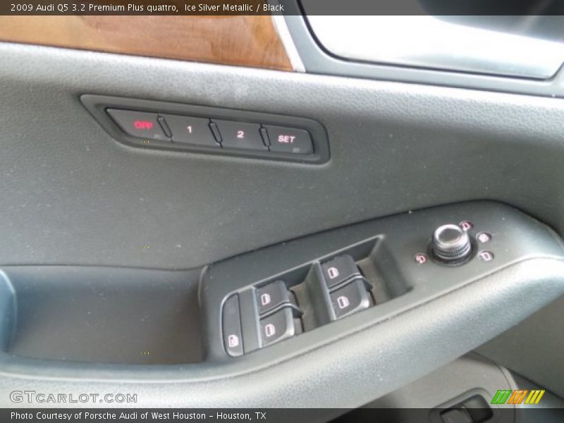 Ice Silver Metallic / Black 2009 Audi Q5 3.2 Premium Plus quattro