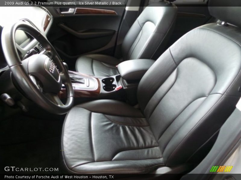 Ice Silver Metallic / Black 2009 Audi Q5 3.2 Premium Plus quattro