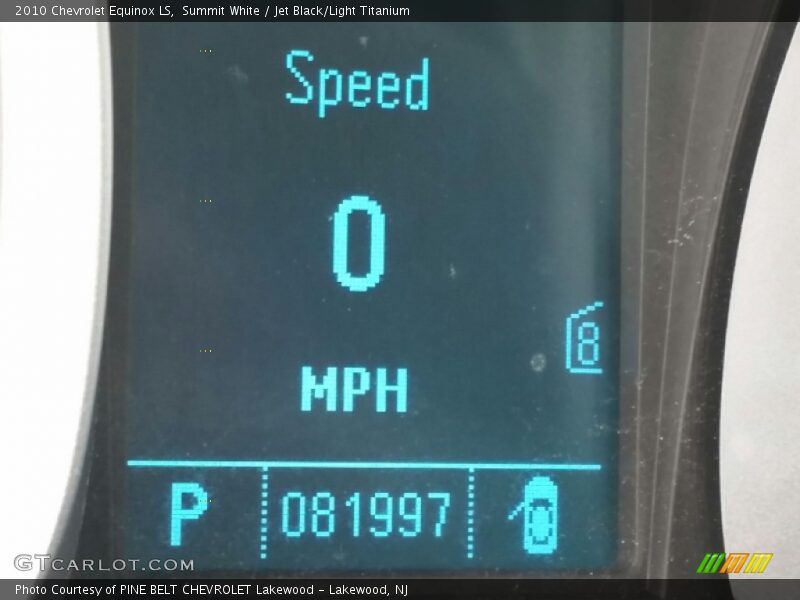 Summit White / Jet Black/Light Titanium 2010 Chevrolet Equinox LS