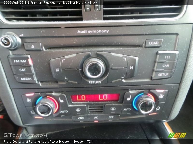 Ice Silver Metallic / Black 2009 Audi Q5 3.2 Premium Plus quattro