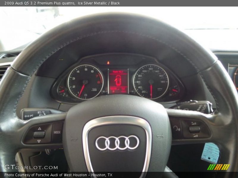 Ice Silver Metallic / Black 2009 Audi Q5 3.2 Premium Plus quattro