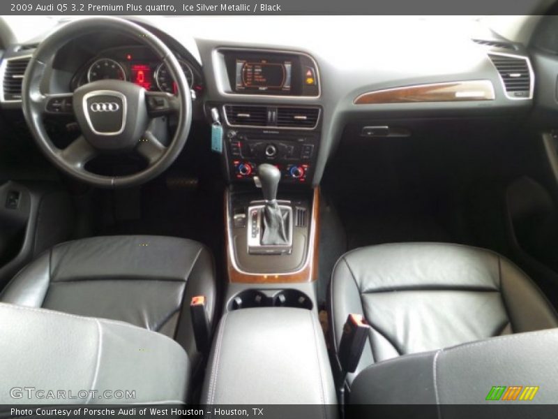 Ice Silver Metallic / Black 2009 Audi Q5 3.2 Premium Plus quattro