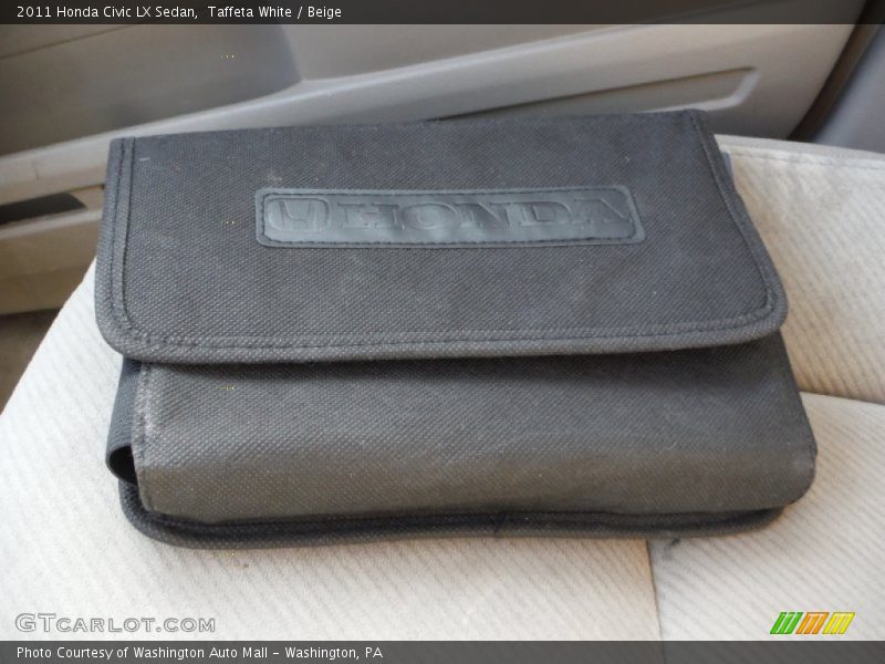 Taffeta White / Beige 2011 Honda Civic LX Sedan