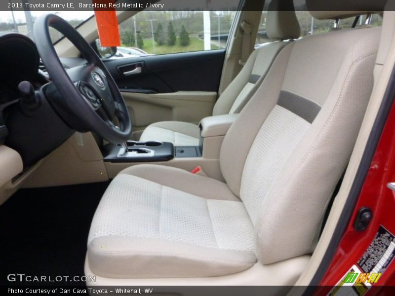 Barcelona Red Metallic / Ivory 2013 Toyota Camry LE