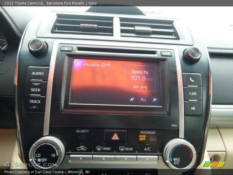 Barcelona Red Metallic / Ivory 2013 Toyota Camry LE