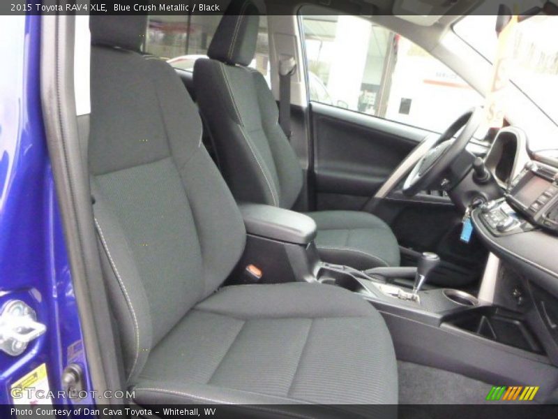 Blue Crush Metallic / Black 2015 Toyota RAV4 XLE