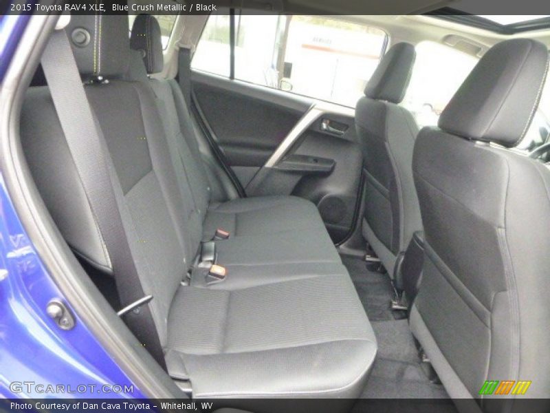Blue Crush Metallic / Black 2015 Toyota RAV4 XLE