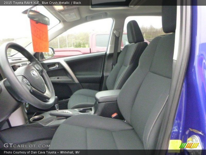 Blue Crush Metallic / Black 2015 Toyota RAV4 XLE