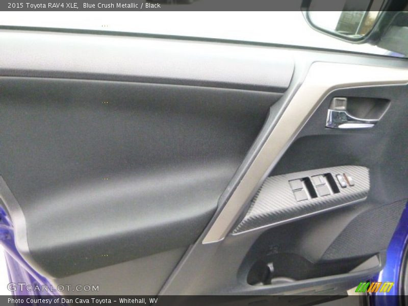Blue Crush Metallic / Black 2015 Toyota RAV4 XLE