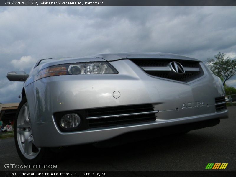 Alabaster Silver Metallic / Parchment 2007 Acura TL 3.2
