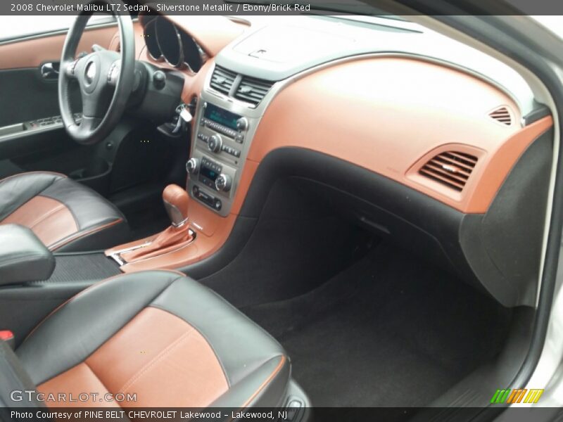  2008 Malibu LTZ Sedan Ebony/Brick Red Interior