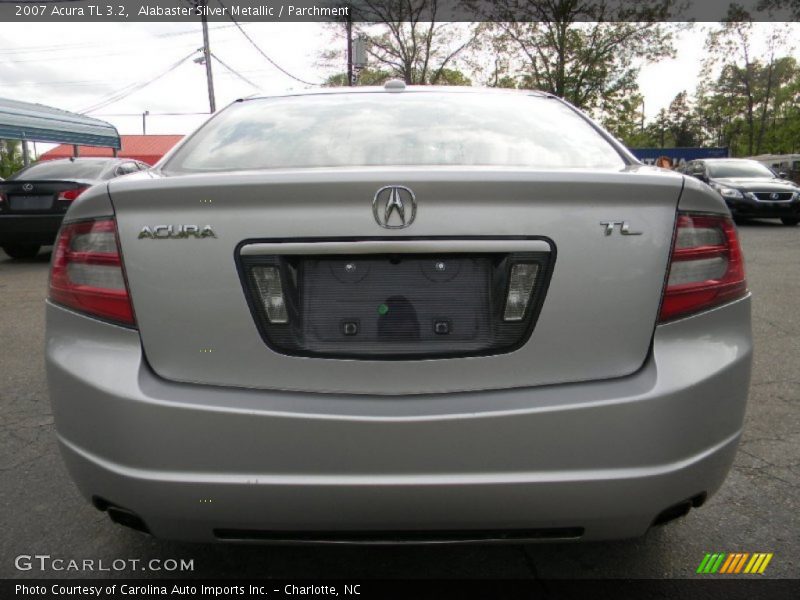 Alabaster Silver Metallic / Parchment 2007 Acura TL 3.2