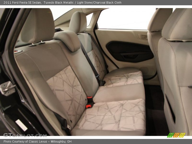 Rear Seat of 2011 Fiesta SE Sedan