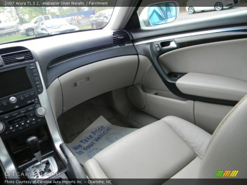 Alabaster Silver Metallic / Parchment 2007 Acura TL 3.2