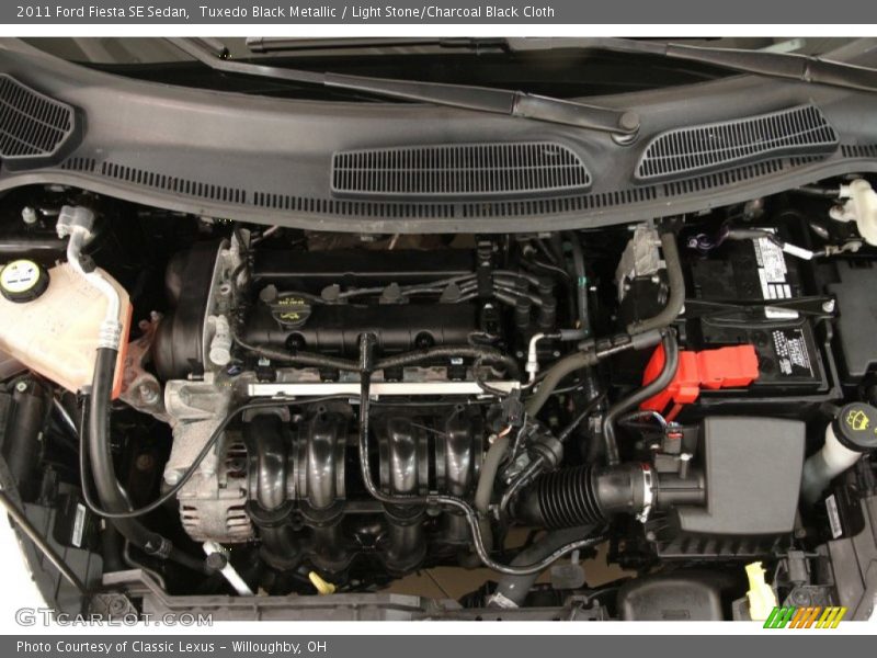  2011 Fiesta SE Sedan Engine - 1.6 Liter DOHC 16-Valve Ti-VCT Duratec 4 Cylinder