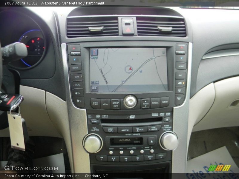 Alabaster Silver Metallic / Parchment 2007 Acura TL 3.2