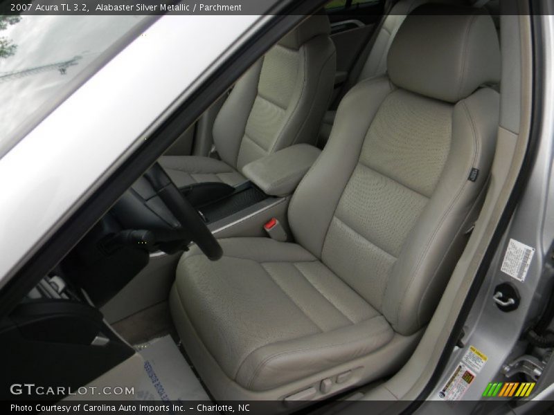 Alabaster Silver Metallic / Parchment 2007 Acura TL 3.2