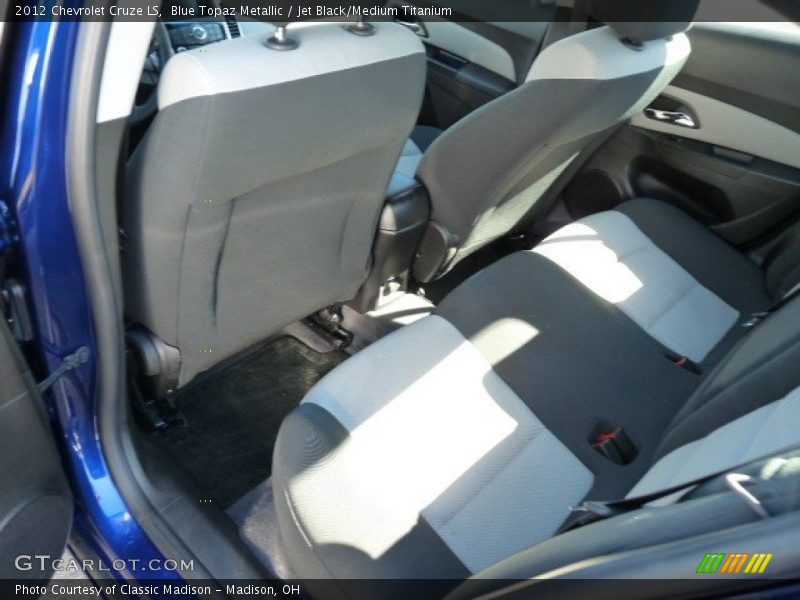Blue Topaz Metallic / Jet Black/Medium Titanium 2012 Chevrolet Cruze LS